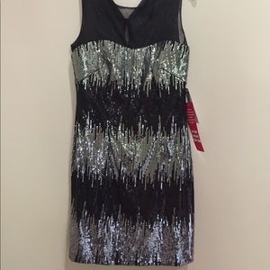 Black & Silver Dress (New Years)🥂